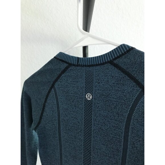 Lulu Lemon Swiftly Tech Long-Sleeve Shirt 2.0 | Hip Length | Size 2 | Blue, Aqua - Picture 5 of 7